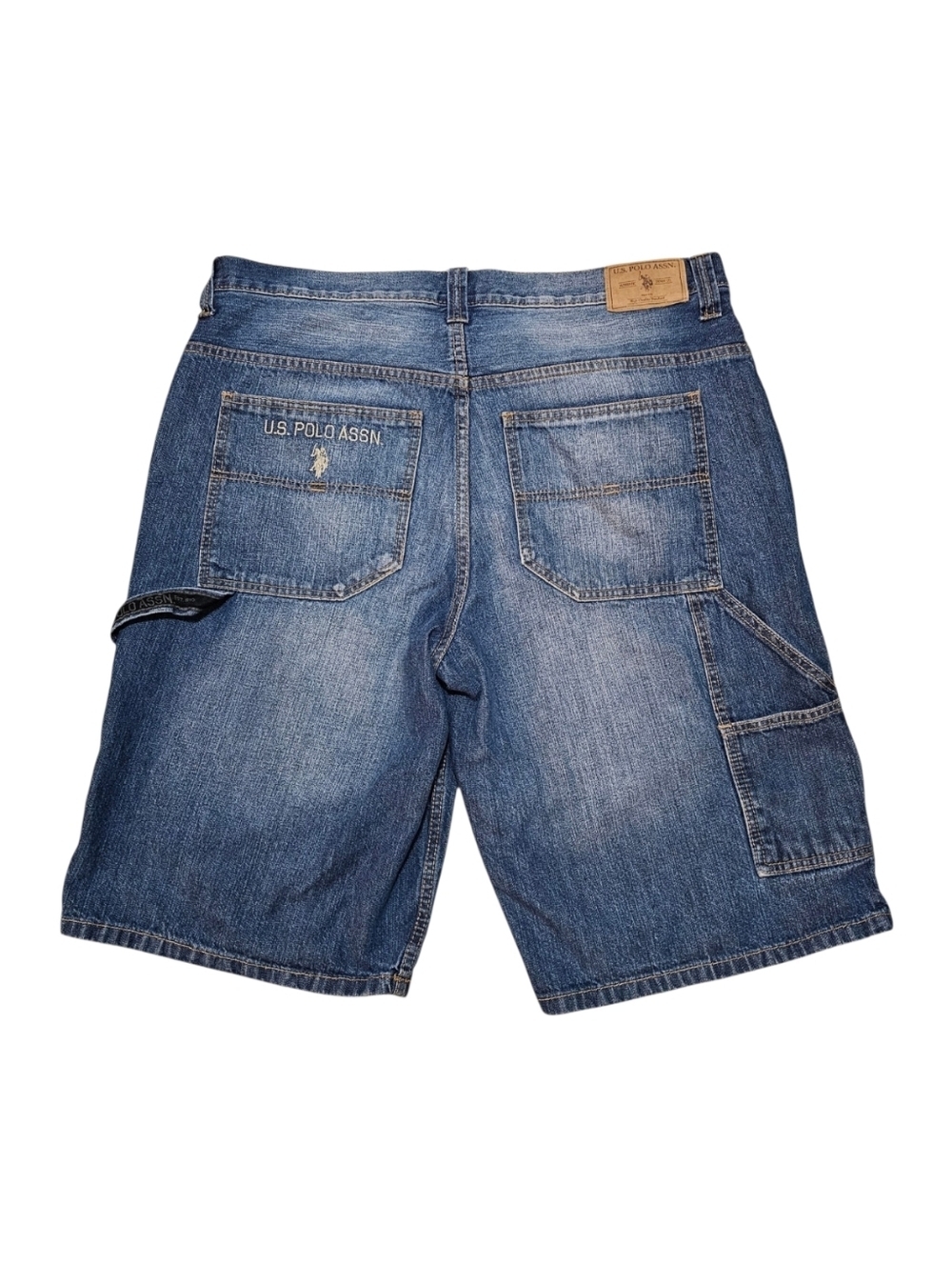 U.S. Polo Assn. Men's Blue Denim Jorts